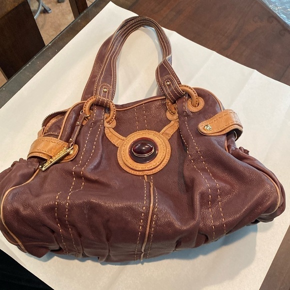 Lockheart Pebbled Leather “Stone” bag